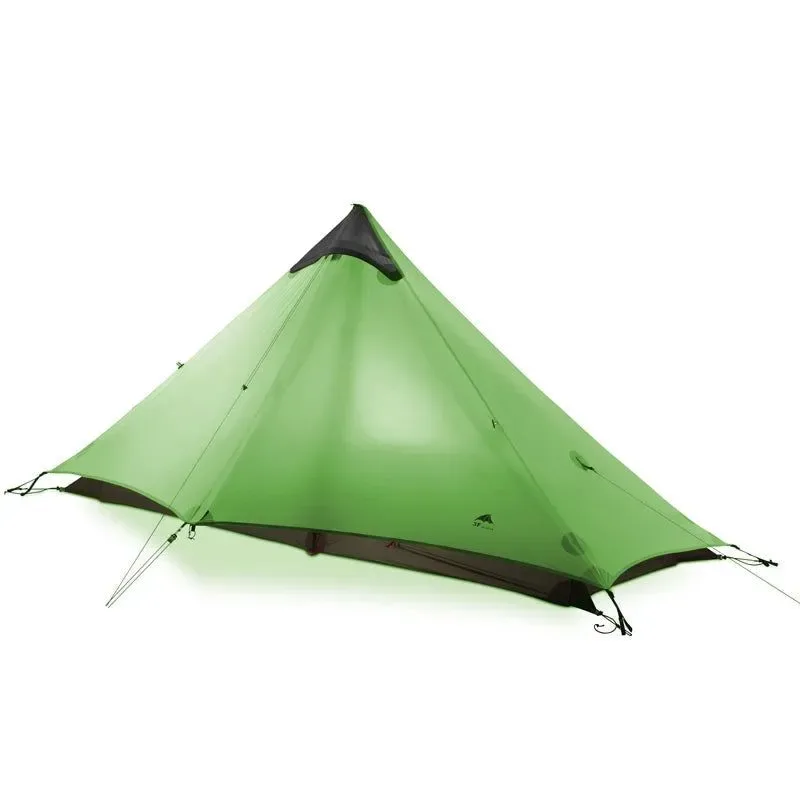 Environmentally Friendly 3F UL GEAR Lanshan 1 Single Person 3 Season Rodless Tent Ultralight Camping Shelter High-Performance