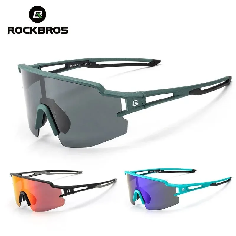 Trendy UV400 Polarized Photochromic Cycling Glasses – I for Biking Fishing Hiking Functional