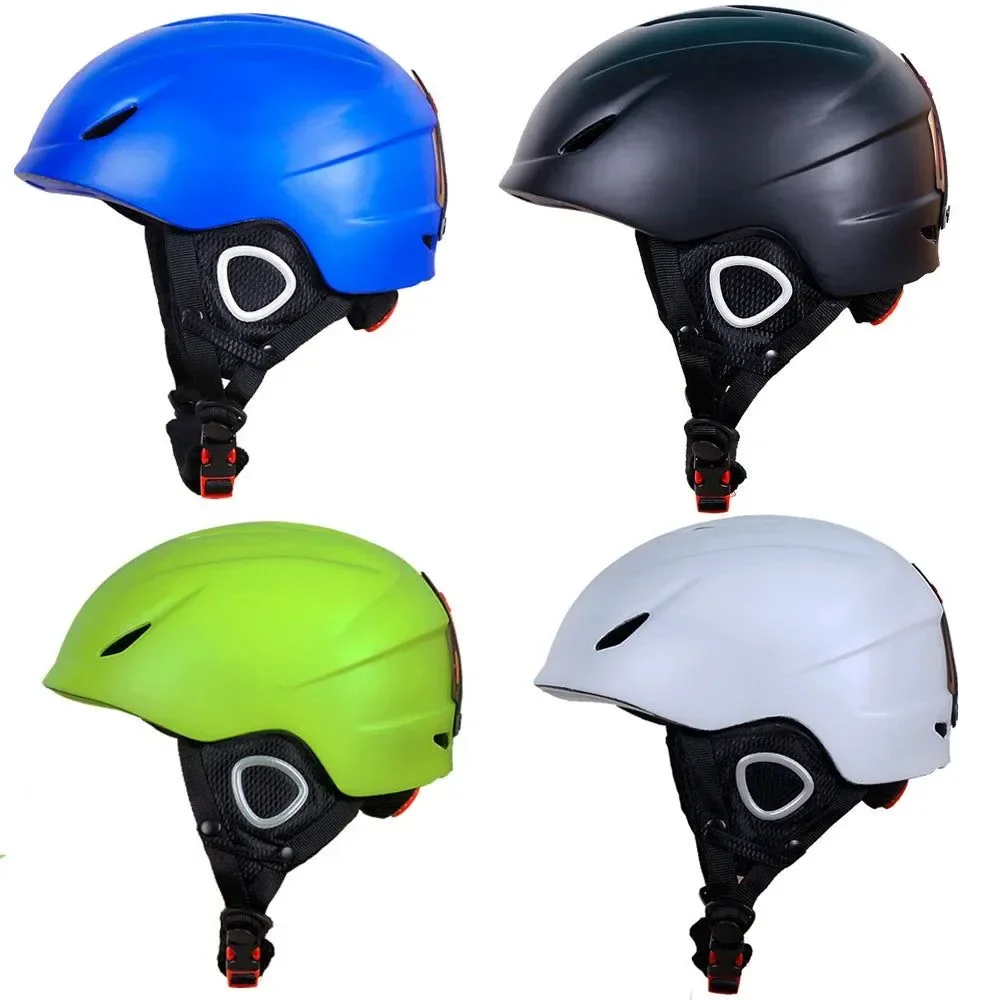 Organic High-Quality Unisex Red Ice Skate Snow Sports Helmet – Integrated Molding Ultralight Safety Cap Fashionable