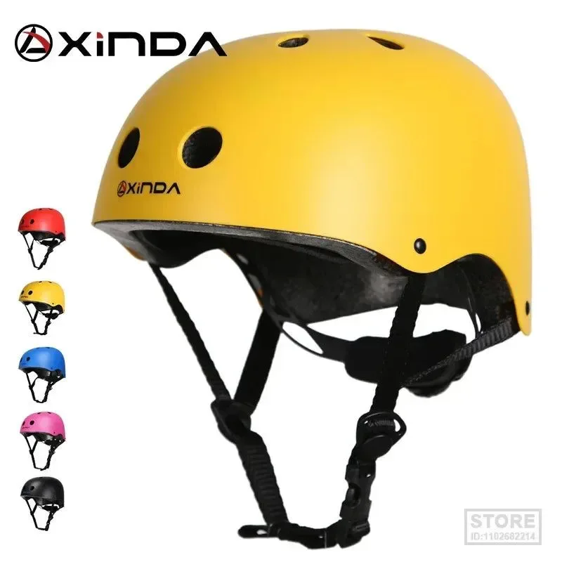 Smooth Outdoor Safety Helmet – Protective Gear for Rock Climbing Camping Hiking and Riding Natural