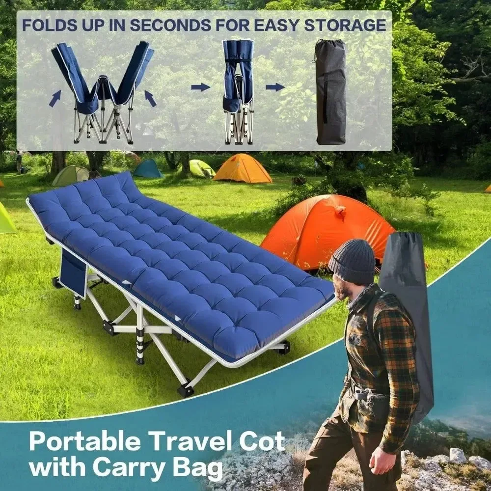Pure Camping Folding Bed – Portable Camp Cot for Sleeping Hiking and Travel About this item Premium Material