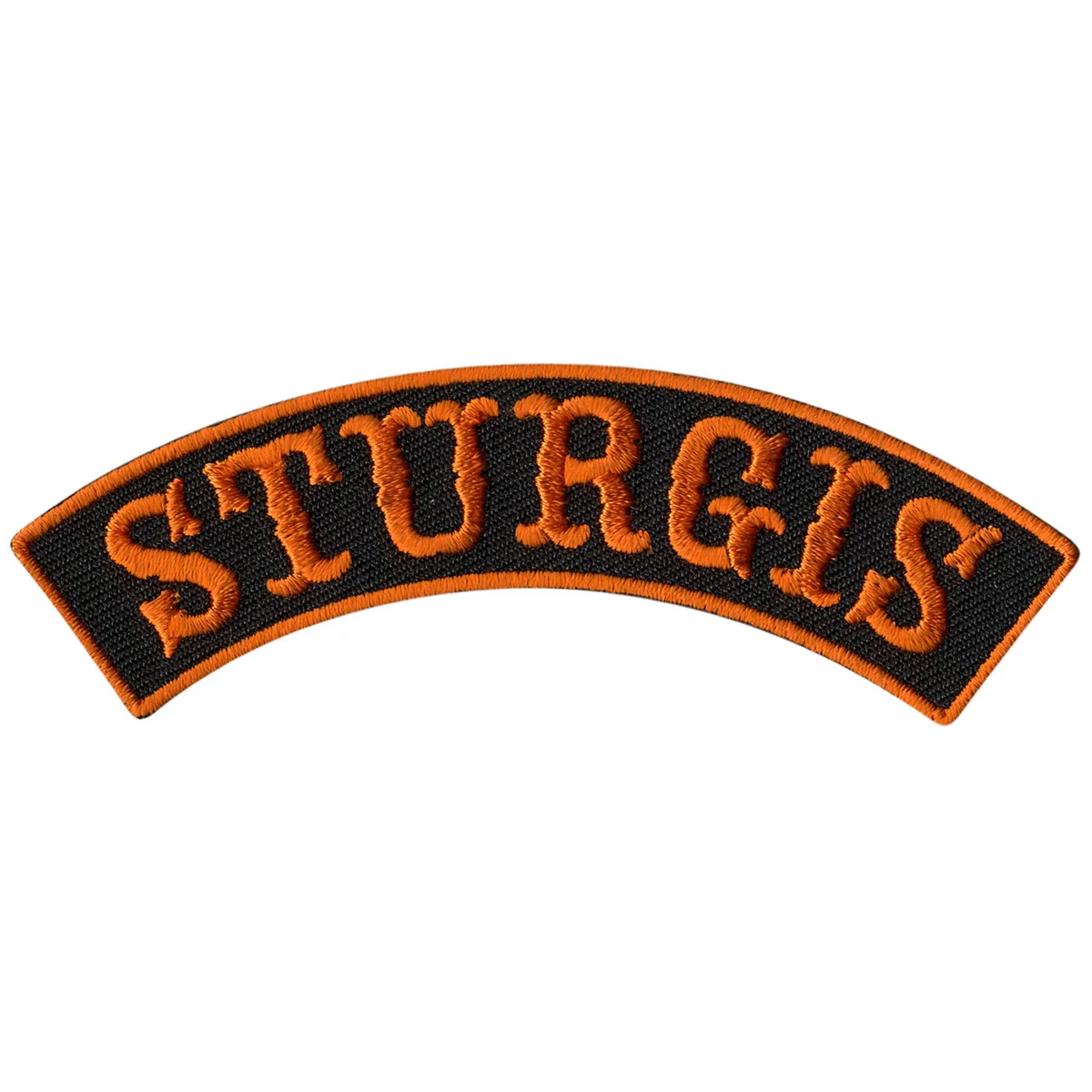 Exclusive Hot Leathers Sturgis 4 X 1 Top Rocker Patch PPM4156 Prestigious