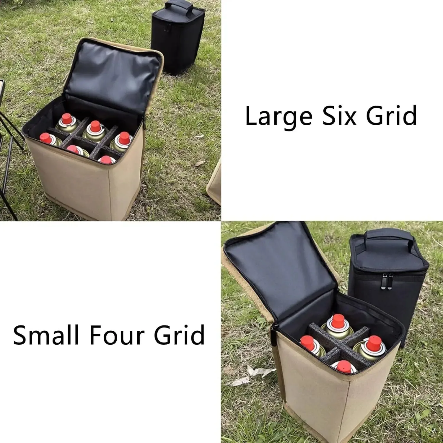 Powerful Fuel Canister Storage Bag – Portable Protective Case for Camping Gas Tanks Cylinders Organic