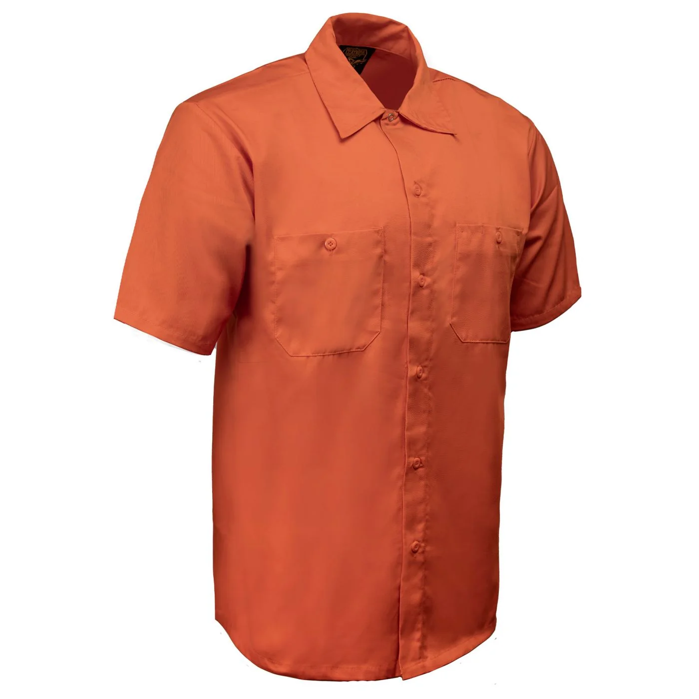 Lightweight Milwaukee Leather Men s Classic ‘Heavy Duty’ Orange Heavy-Duty Work Mechanic Shop Shirt – MDM11686 Genuine