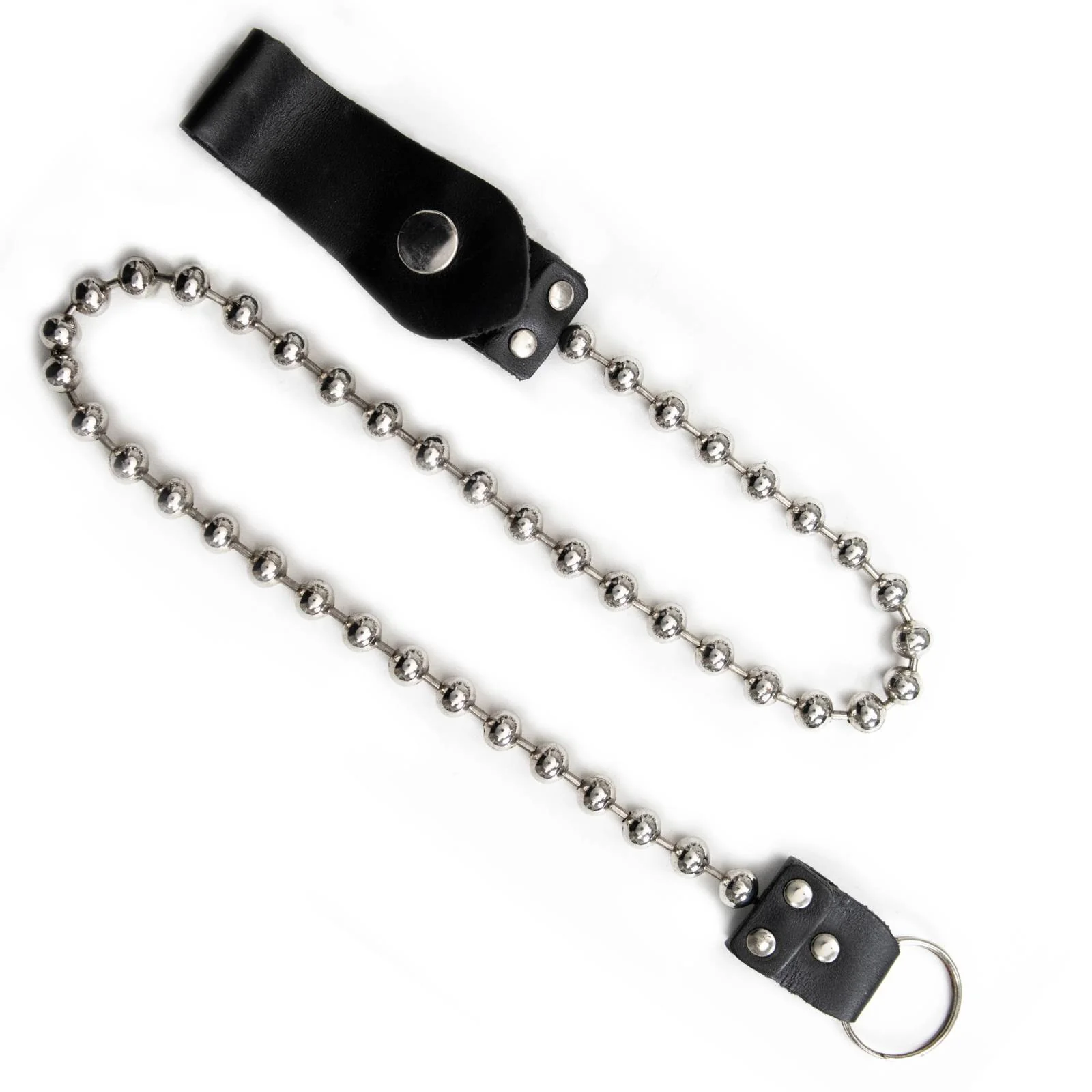 Sophisticated Milwaukee Leather MLC78964 Silver Metal Anti-Theft 24 Inch Wallet Chain with Snap-On Belt Loop and Key Holder Innovative