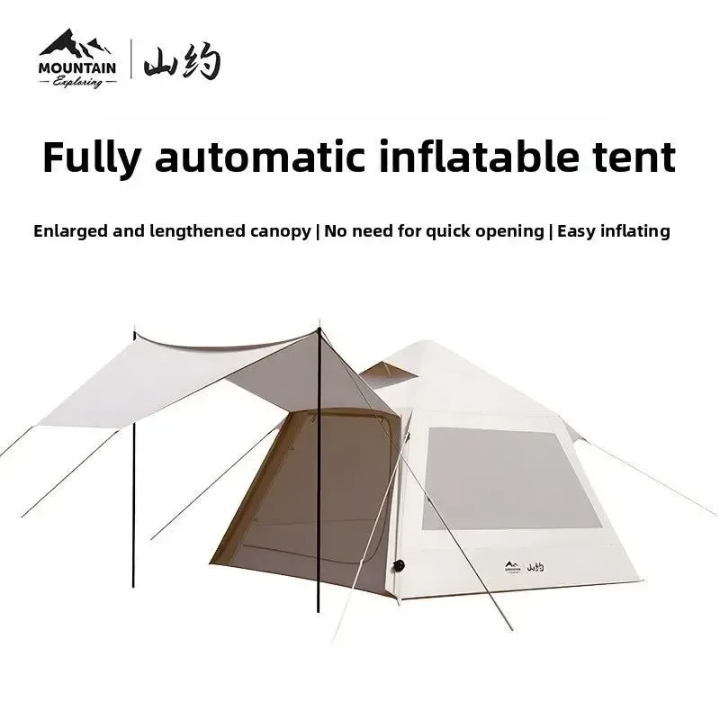 Crafted New Automatic Inflatable Camping Tent – Instant Setup Waterproof Portable for 2-Person Family Outdoor Adventures Innovative