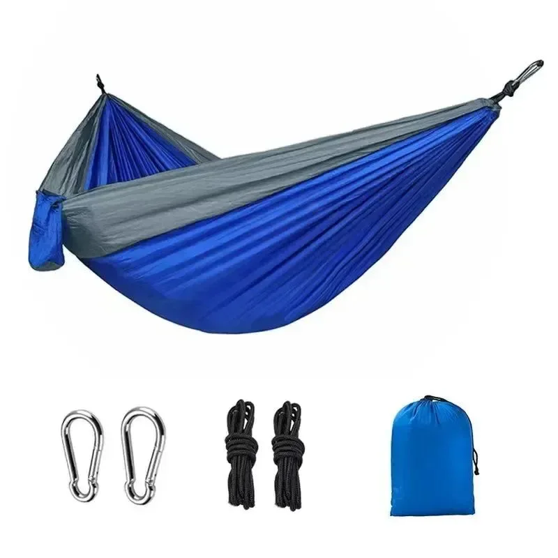 Modern Portable Parachute Nylon Hammock for Outdoor Camping Backyard Relaxation Superior