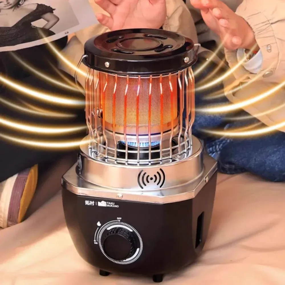 Flexible Portable Cassette Gas Heater 2700W Outdoor Warmer for Camping Patio Emergency Heat Solid