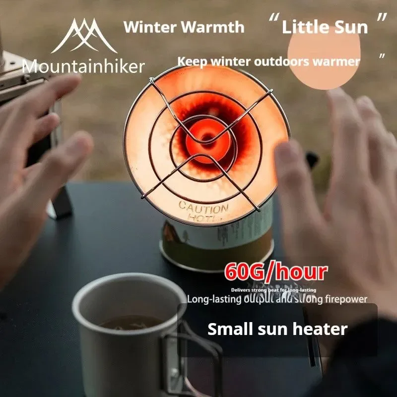 Pure Mini Portable Gas Heater Compact Outdoor Warmer for Camping Ice Fishing with Piezo Ignition Fast