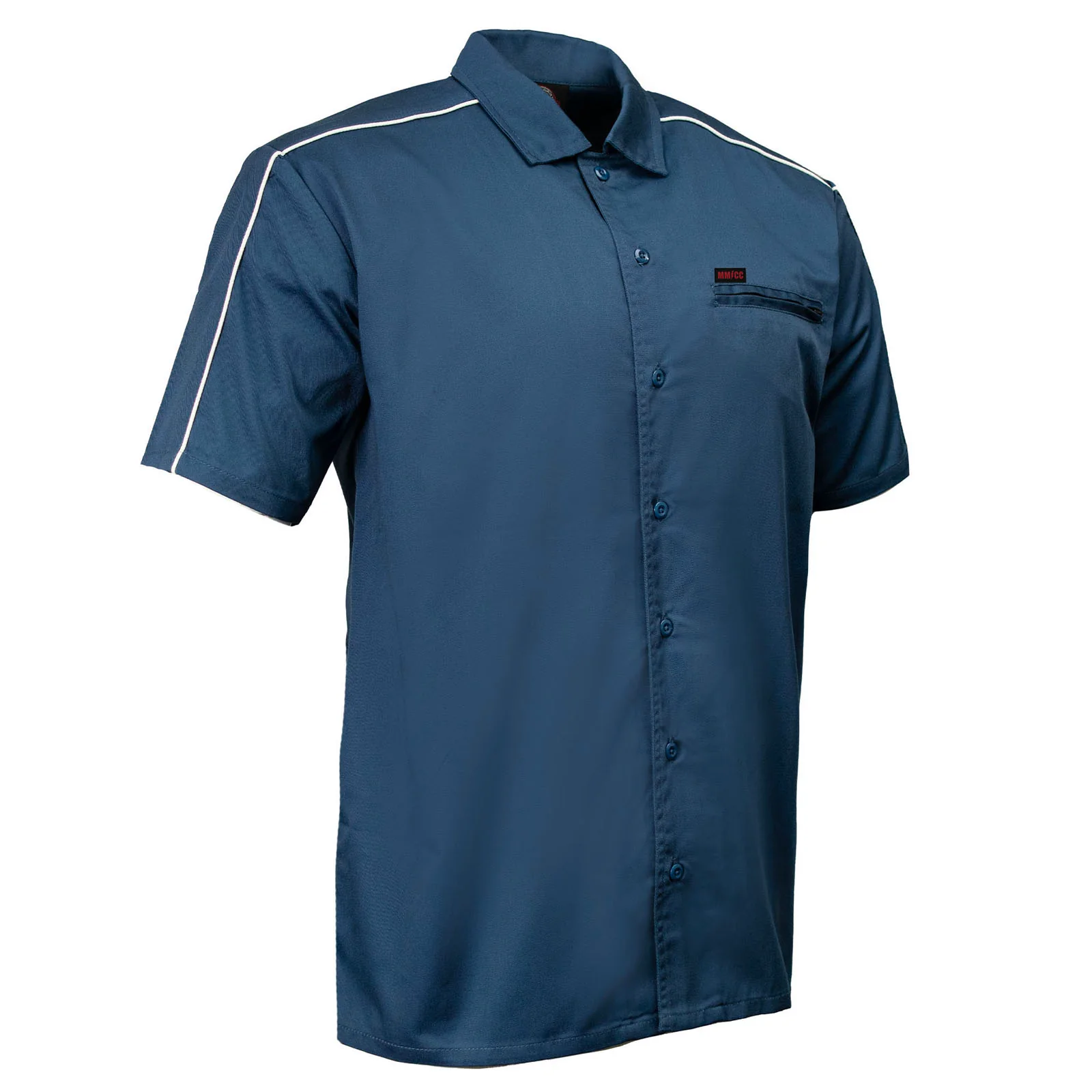 Reliable MMCC Men’s Pinstripe Polycotton Mechanic Shirt – MDM11620MMCC Pinstripe Mechanic Shirt Versatile