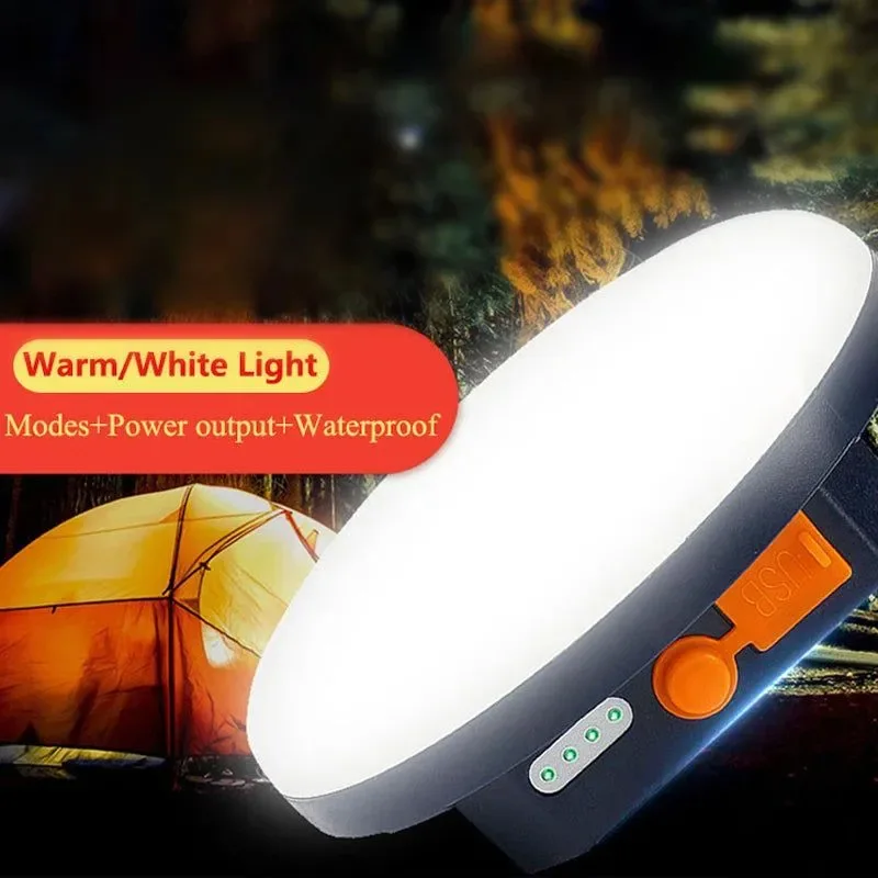 Eco-Friendly 9900mAh Rechargeable Camping Lantern Ultra-Bright LED Work Light with Magnet Power Bank Superior