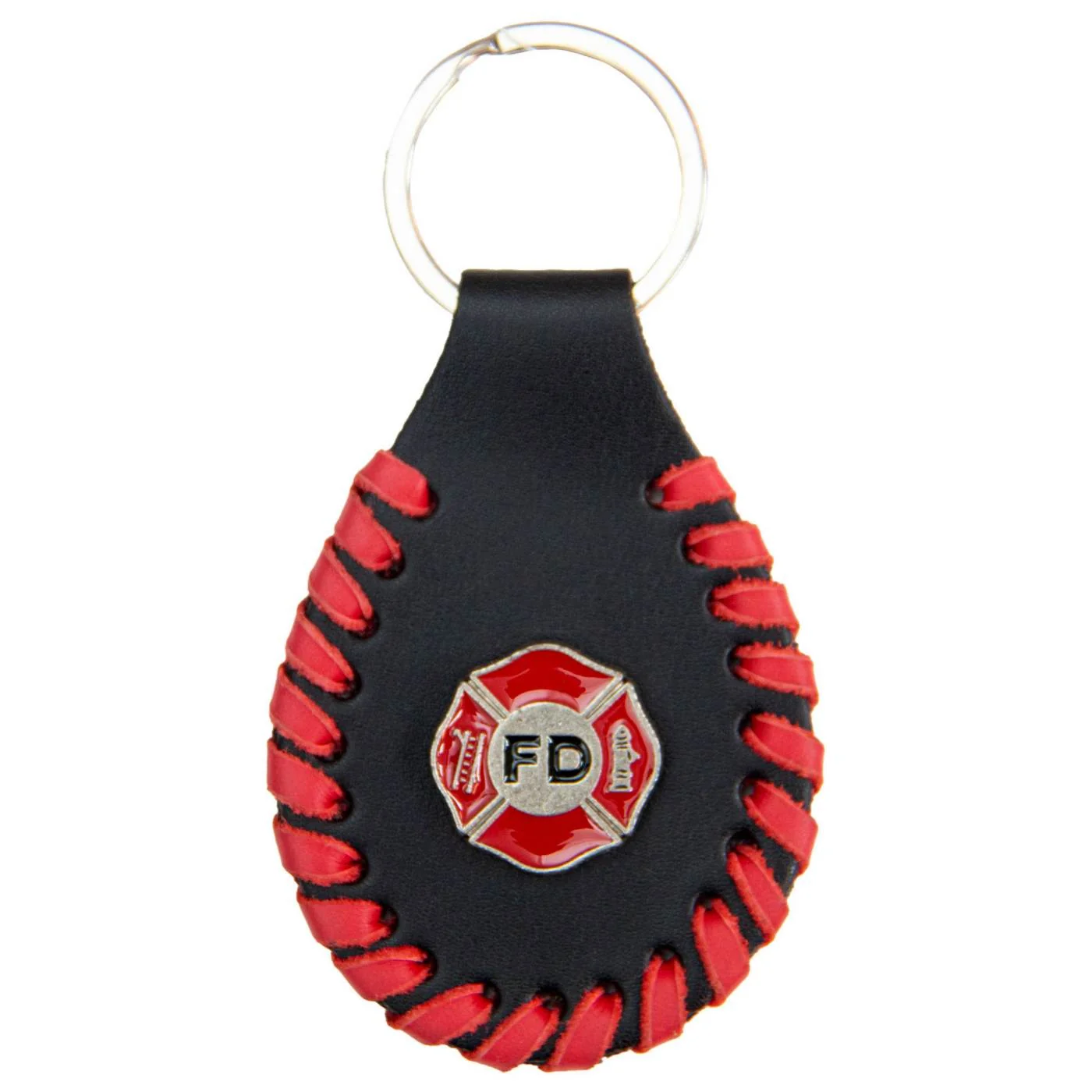 Classic Milwaukee Leather Fire Department Pewter Emblem Key Chain – MLA9503 Trendy