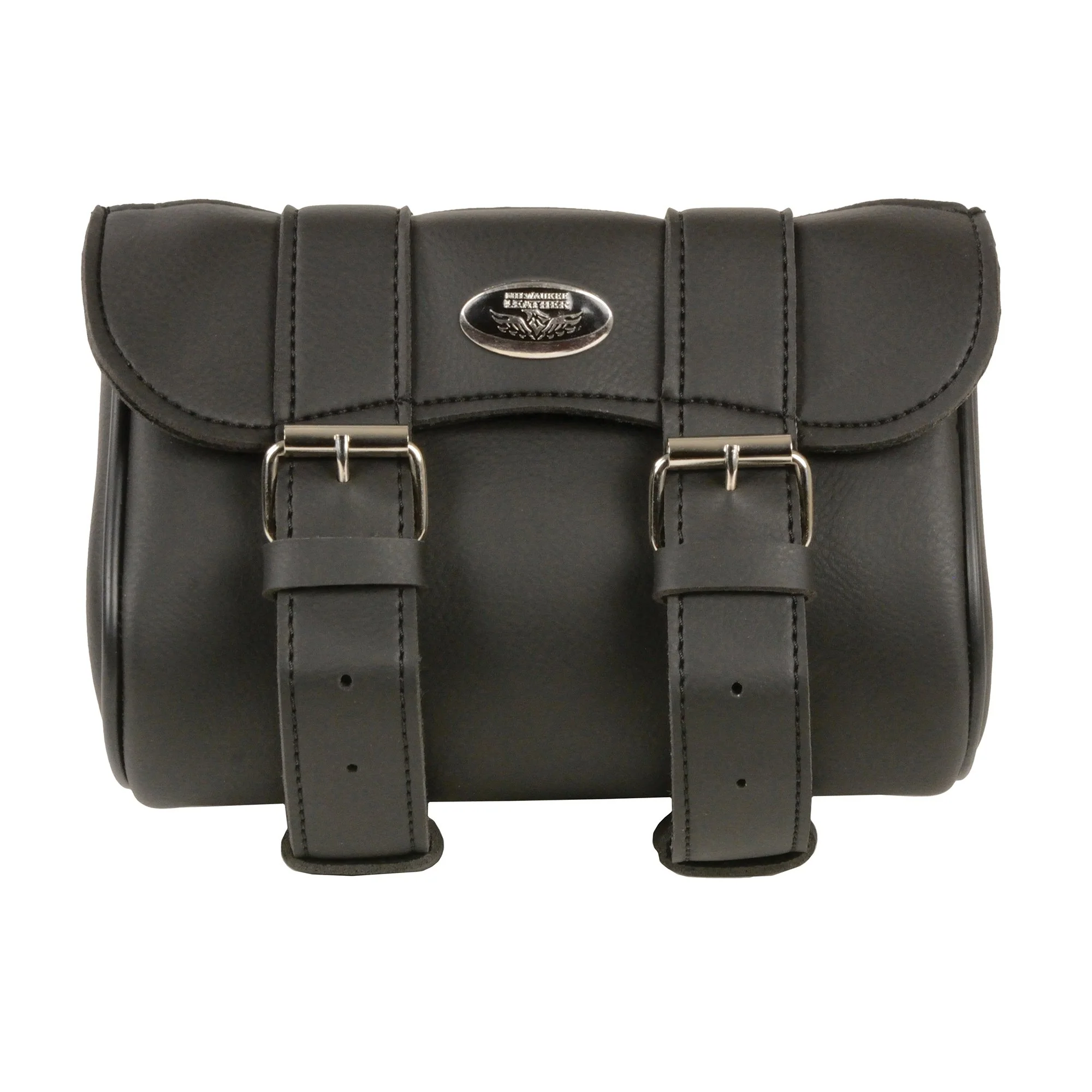Healthy Milwaukee Leather SH62501 Black Small PVC Curved Flap Motorcycle Tool Bag Organic