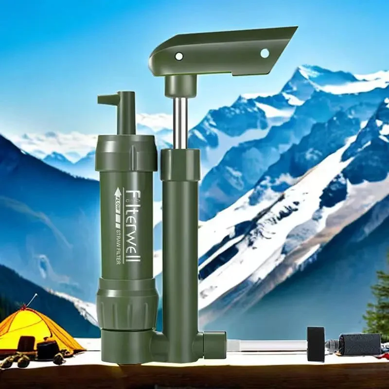 Innovative Portable Hand Pump Water Filter – 0.01 Micron Outdoor Water Purifier for Camping Hiking Survival Portable Hand Pump Water Filter – 0.01 Micron Outdoor Water Purifier for Camping Hiking Survival Durable