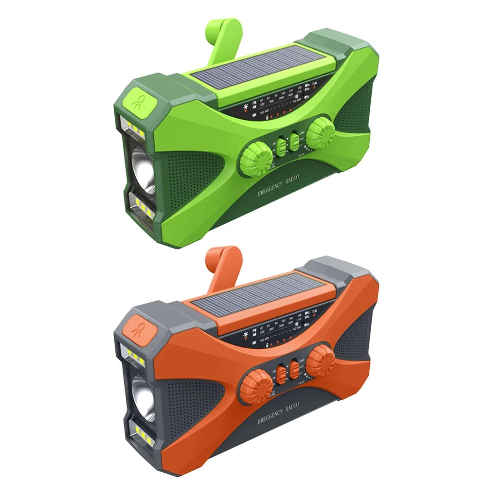 Unique Emergency Solar Hand Crank Radio 10000mAh – Portable Weather Radio Power Bank LED Flashlight SOS Alarm Emergency Solar Hand Crank Radio 10000mAh – Portable Weather Radio Power Bank LED Flashlight SOS Alarm Original