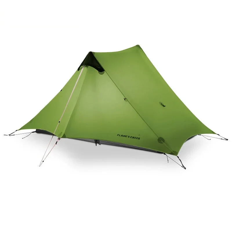 Specialty FLAME’S CREED LanShan 2 – 2-Person Ultralight 3-Season Silnylon Rodless Camping Tent Optimized