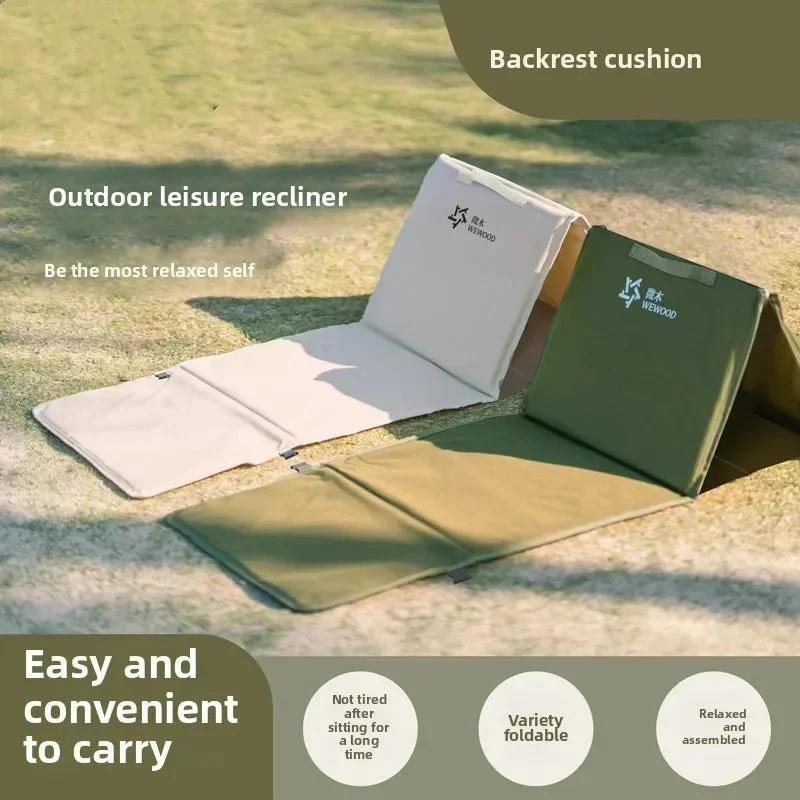 Easy-to-Use Foldable Camping Backrest Cushion Sit Pad Oxford Cloth Exceptional