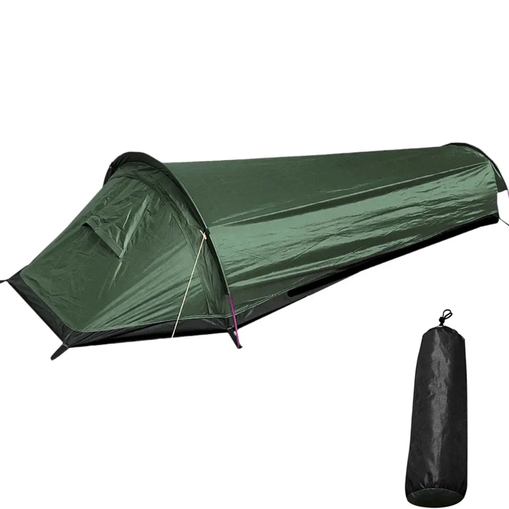 Selected Waterproof Single Person Backpacking Tent Aluminium Poles World-Class