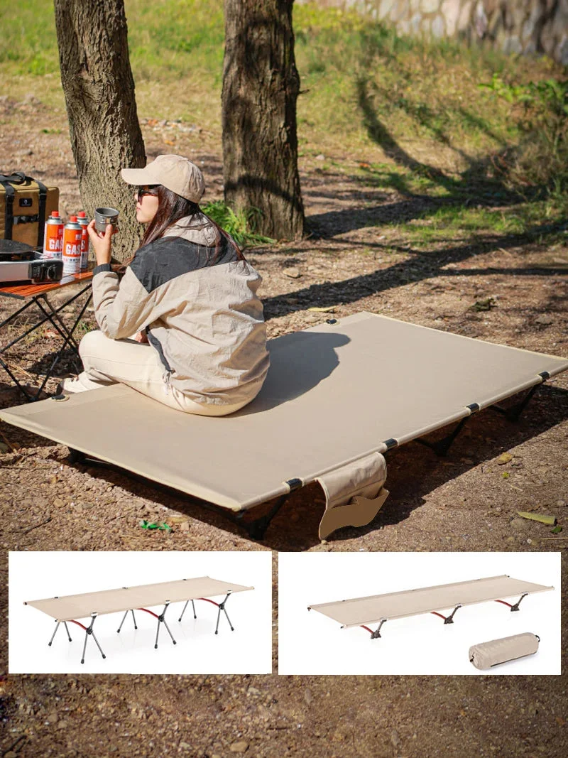 Solid Lohascamping 90cm widen Camping cot Ultralight Portable High-low dual-purpose folding Bed Backpacking Travel hiking Sleeping Cot SPECIFICATIONS Trusted
