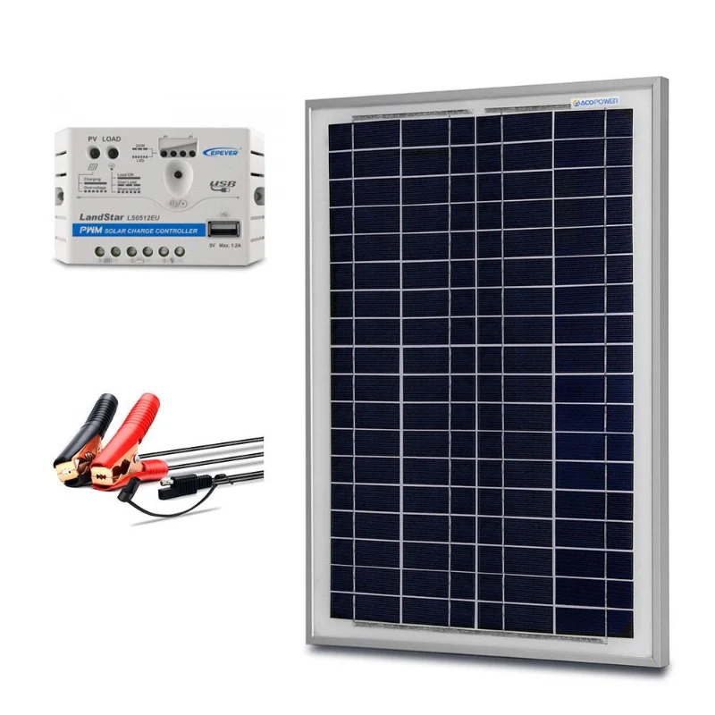 Minimalist Portable Solar Charging Kit Natural