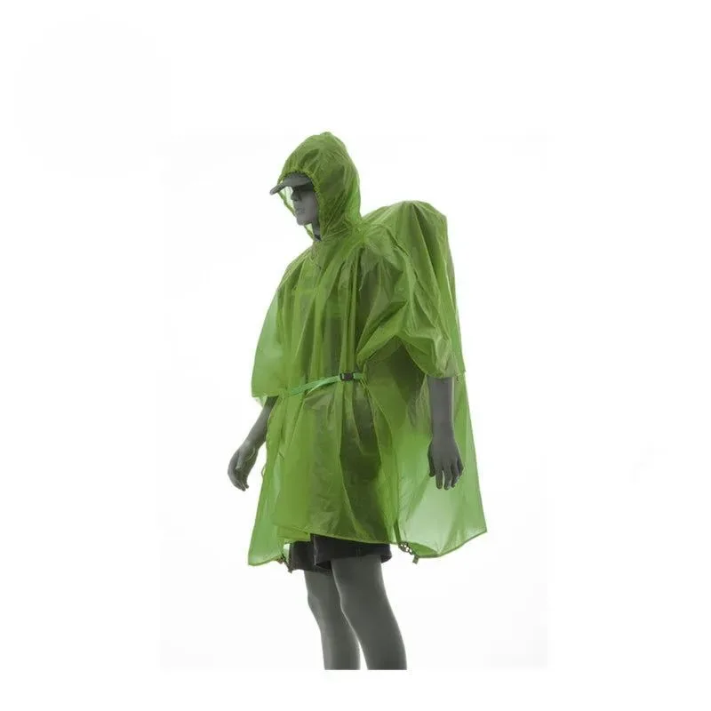 Certified Chaqueta impermeable ultraligera de nailon 15D FLAME'S CREED impermeable versátil para exteriores y mini lona para senderismo ciclismo y acampada. Practical