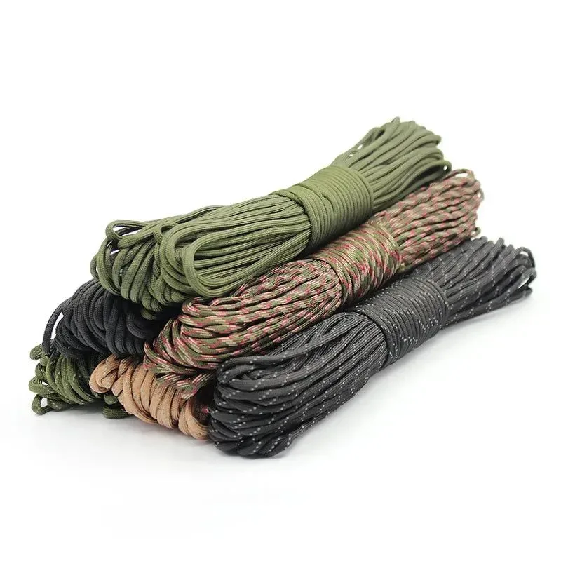 Easy-to-Use Paracord de 7 núcleos cuerda esencial para supervivencia al aire libre i para acampar y hacer senderismo. Premium