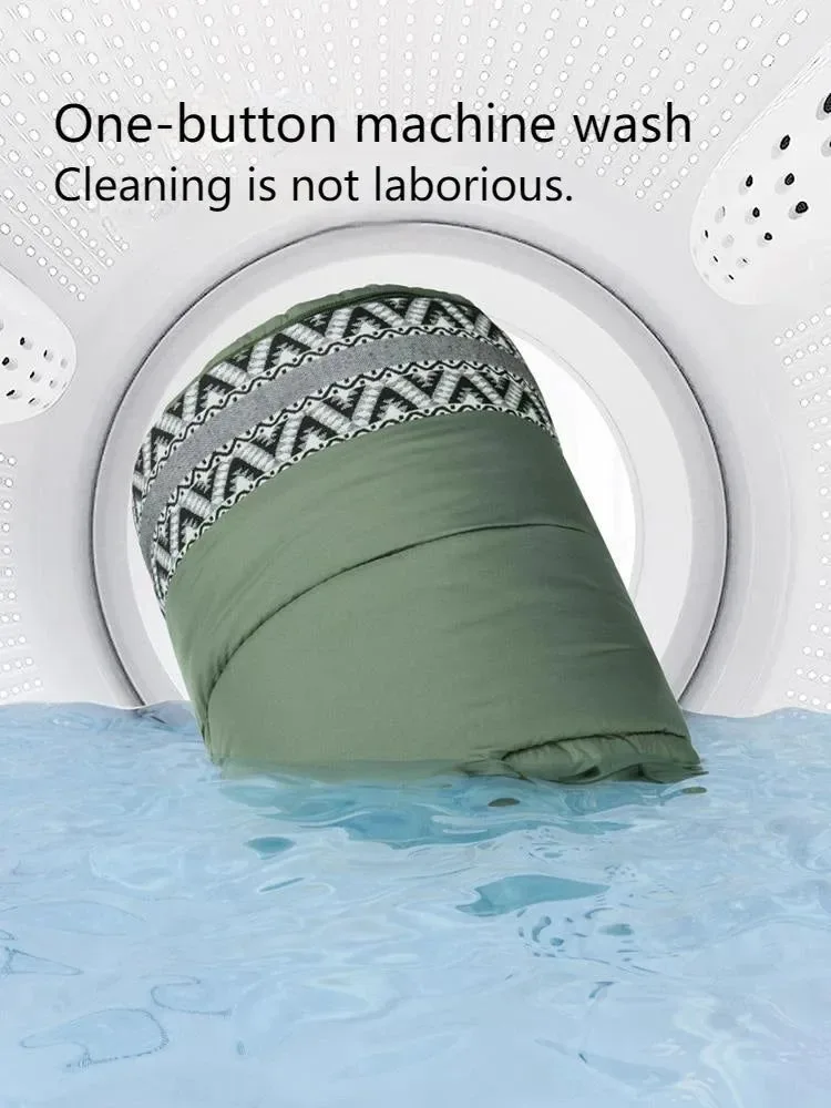 Official Saco de dormir de algodón cálido y grueso para acampar al aire libre empalmable para otoño e invierno diseño transpirable. Minimalist