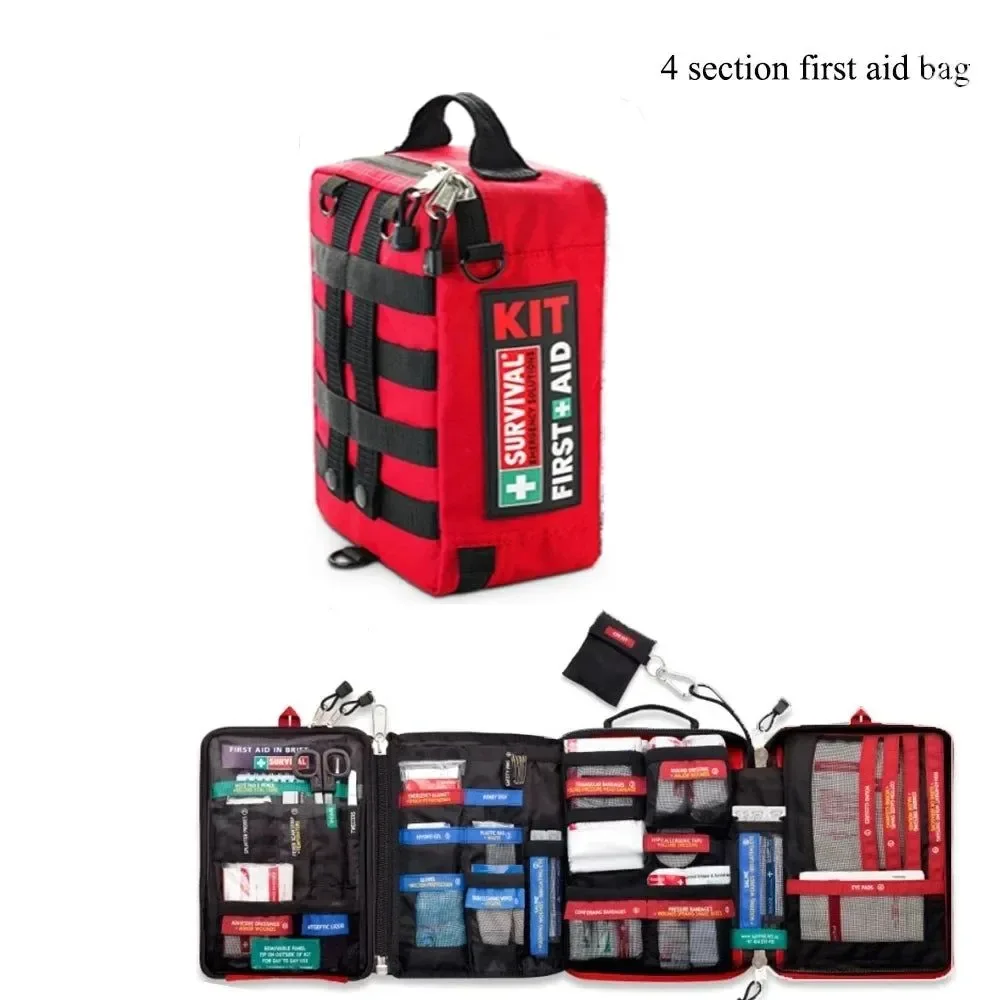 Authentic Práctico botiquín de primeros auxilios impermeable bolsa médica esencial para viajes al aire libre y supervivencia Efficient