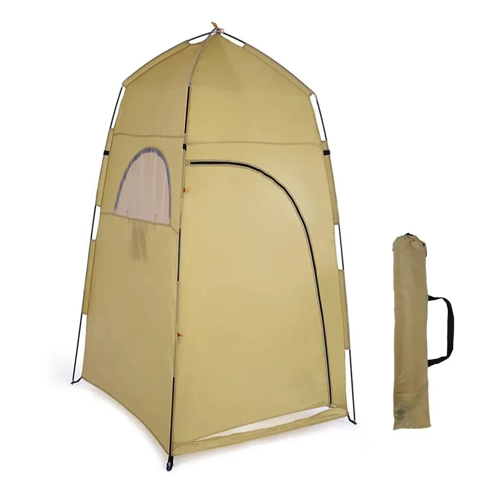 Refined Ducha portátil al aire libre baño vestuario tienda de campaña – Camping de playa baño privado tienda de campaña emergente ultraligera 2023 Verified