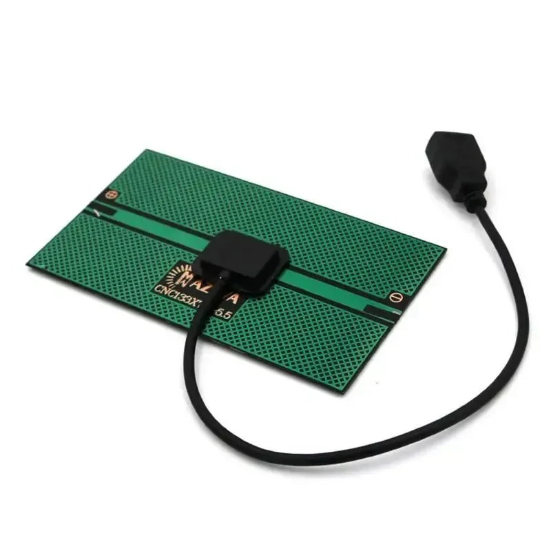 Flexible Cargador portátil de teléfono móvil con panel solar de 5 V 300 mA y 65 W con puerto USB i para senderismo al aire libre. Versatile