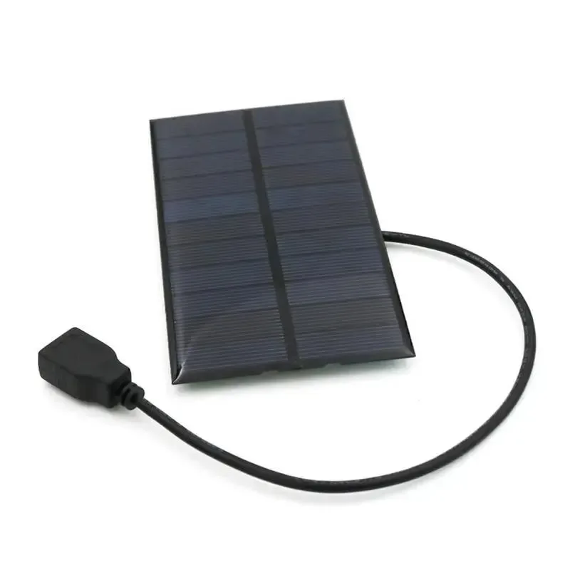 Recyclable Cargador solar USB de 5 5 W compacto para smartphones tablets senderismo y camping. Lightweight