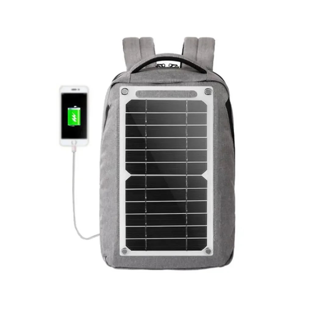 Convenient Panel solar USB para exteriores impermeable de 5 V portátil de alta potencia cargador solar para teléfonos móviles i para senderismo y acampada. Proven