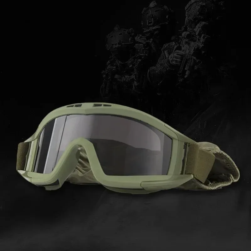 Sophisticated Gafas tácticas de paintball y airsoft Gafas de protección antivaho y a prueba de viento para juegos de guerra CS senderismo y compatibilidad con cascos tácticos. Specialty