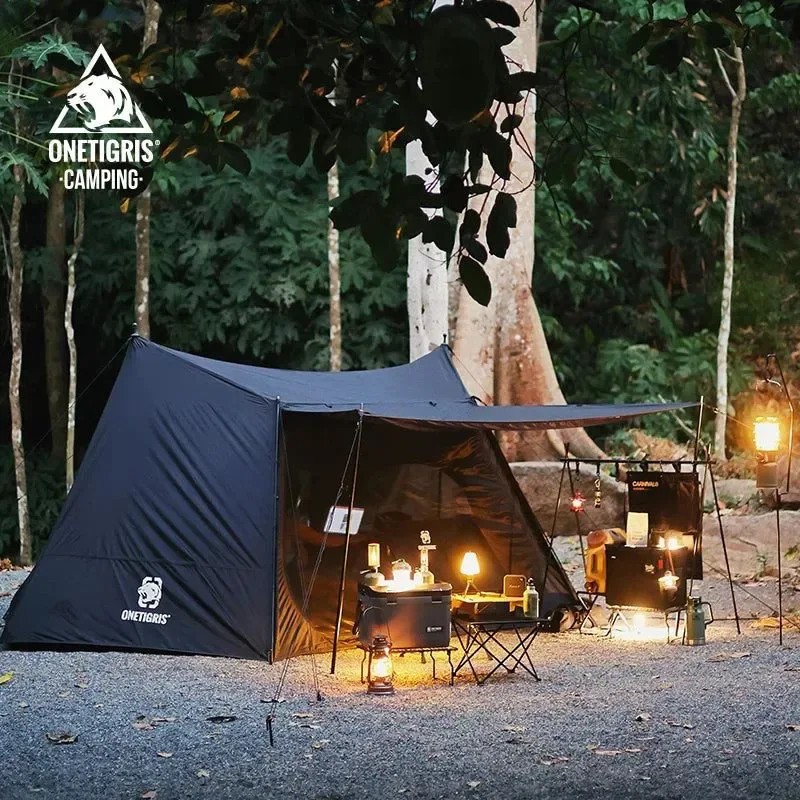 Top-Quality Tienda de campaña Black Tigris Series SOLO refugio para mochileros bushcrafters y supervivientes Effective