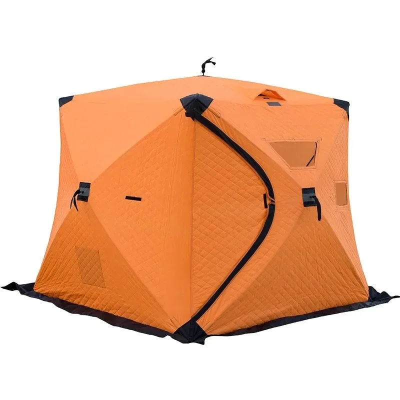 Original Design Tienda de campaña al aire libre para 3-4 personas – Tienda de campaña de viaje emergente para pesca en hielo Traditional