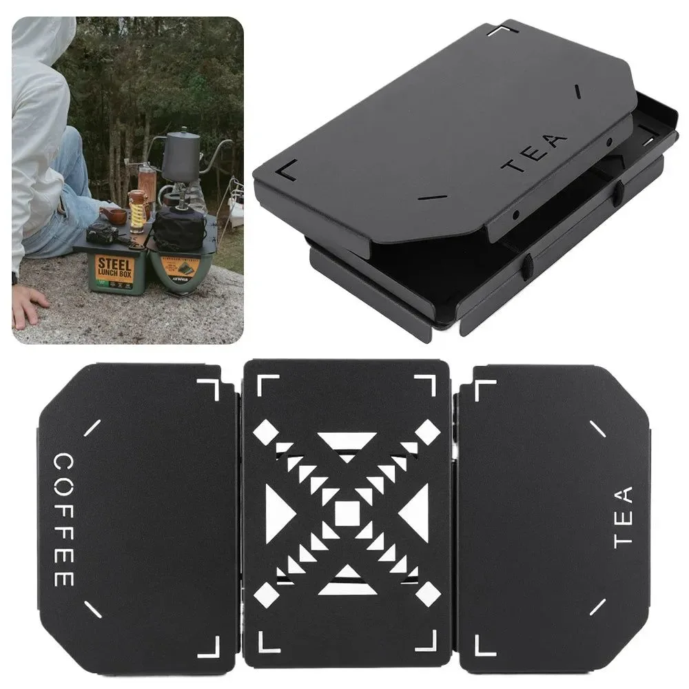 Trusted Mini estante plegable de alta resistencia para mesa de aleación de aluminio y metal para lonchera Stanley de 9 4 l i para camping picnic y almacenamiento de artículos de camping. User-Friendly