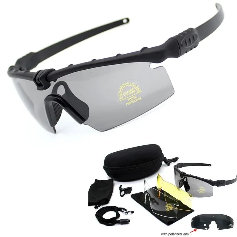 Top-Quality Gafas deportivas tácticas polarizadas protección UV para caza senderismo acampada y tiro. Elegant