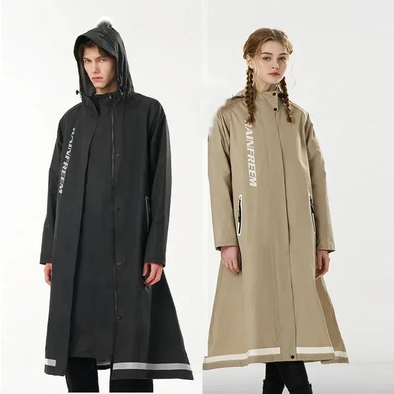 Convenient Impermeable tipo cortavientos de moda para mujer y hombre impermeable para exteriores senderismo acampada traje impermeable multifuncional. Flexible