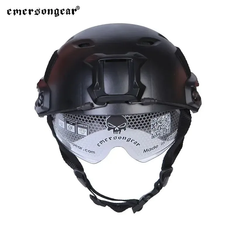 Eco-Friendly Casco táctico FAST de Emersongear con gafas protectoras – Tipo BJ para airsoft caza y deportes al aire libre Long-Lasting