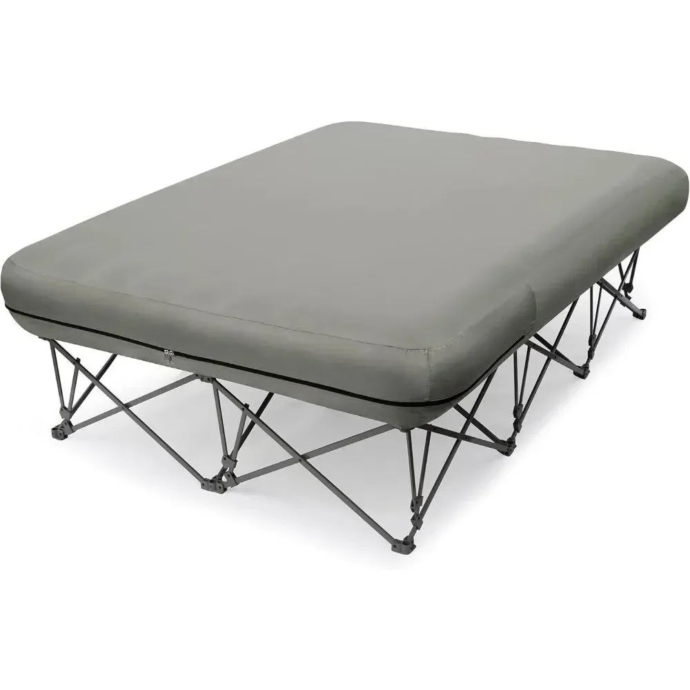 Healthy Cama plegable para 2 personas con colchón inflable. Soporta 227 kg e incluye bolsa de transporte. Acerca de este artículo Exclusive