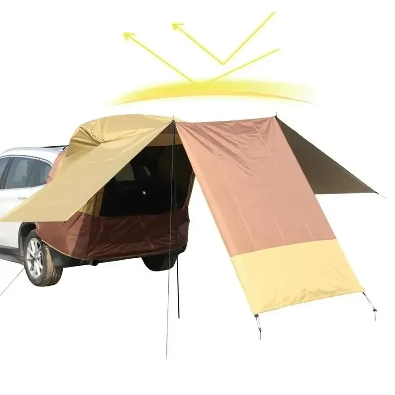 High-Grade Tienda SUV para acampar amplia impermeable y portátil tipo remolque para exteriores. High-End