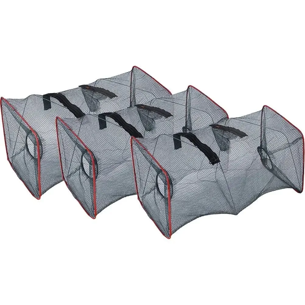 Convenient Juego de 3 trampas multiusos para pesca con cebo para cangrejos camarones y cangrejos de río Eco-Friendly