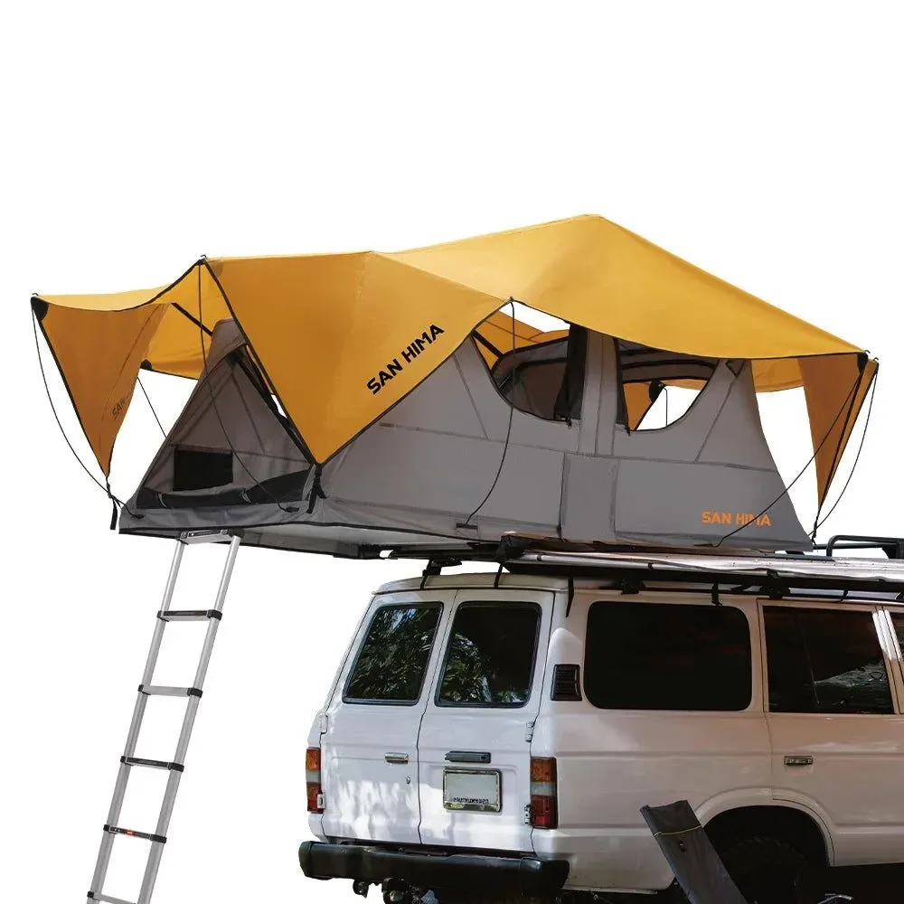 Reusable Tienda de techo de carcasa blanda de montaje rápido tienda de campaña impermeable 4×4 con base de aluminio y clasificación de impermeabilidad de 3000 mm Smooth