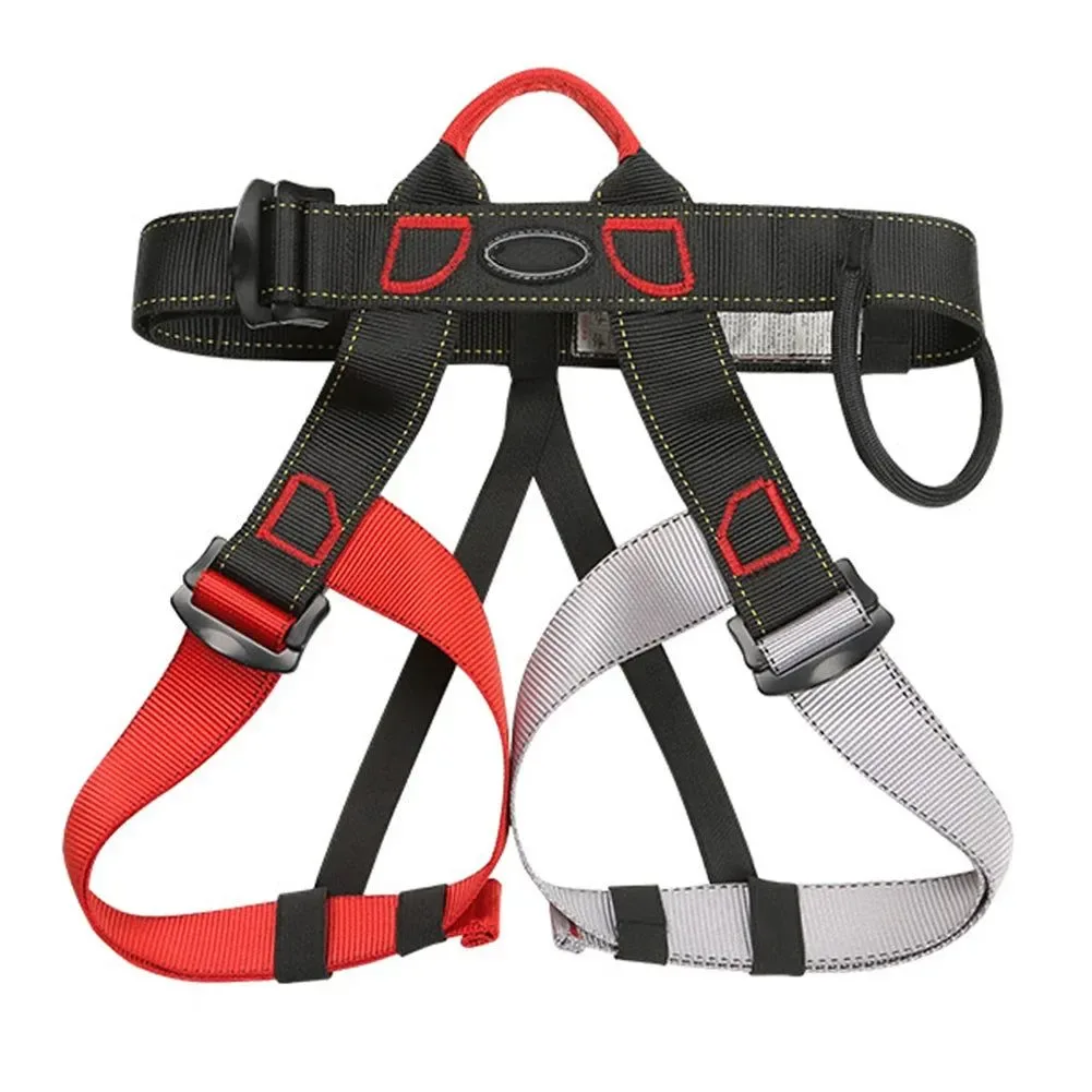 Easy-to-Use Professional Rock Climbing Harness – Adjustable Half Body Safety Belt for Mountaineering Aerial Work Healthy