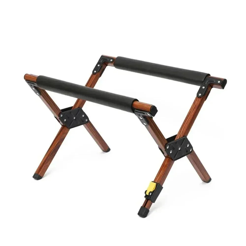 Artisan Foldable Cooler Stand Rack Heavy-Duty Alloy Camping Table for Ice Buckets Luggage Authentic