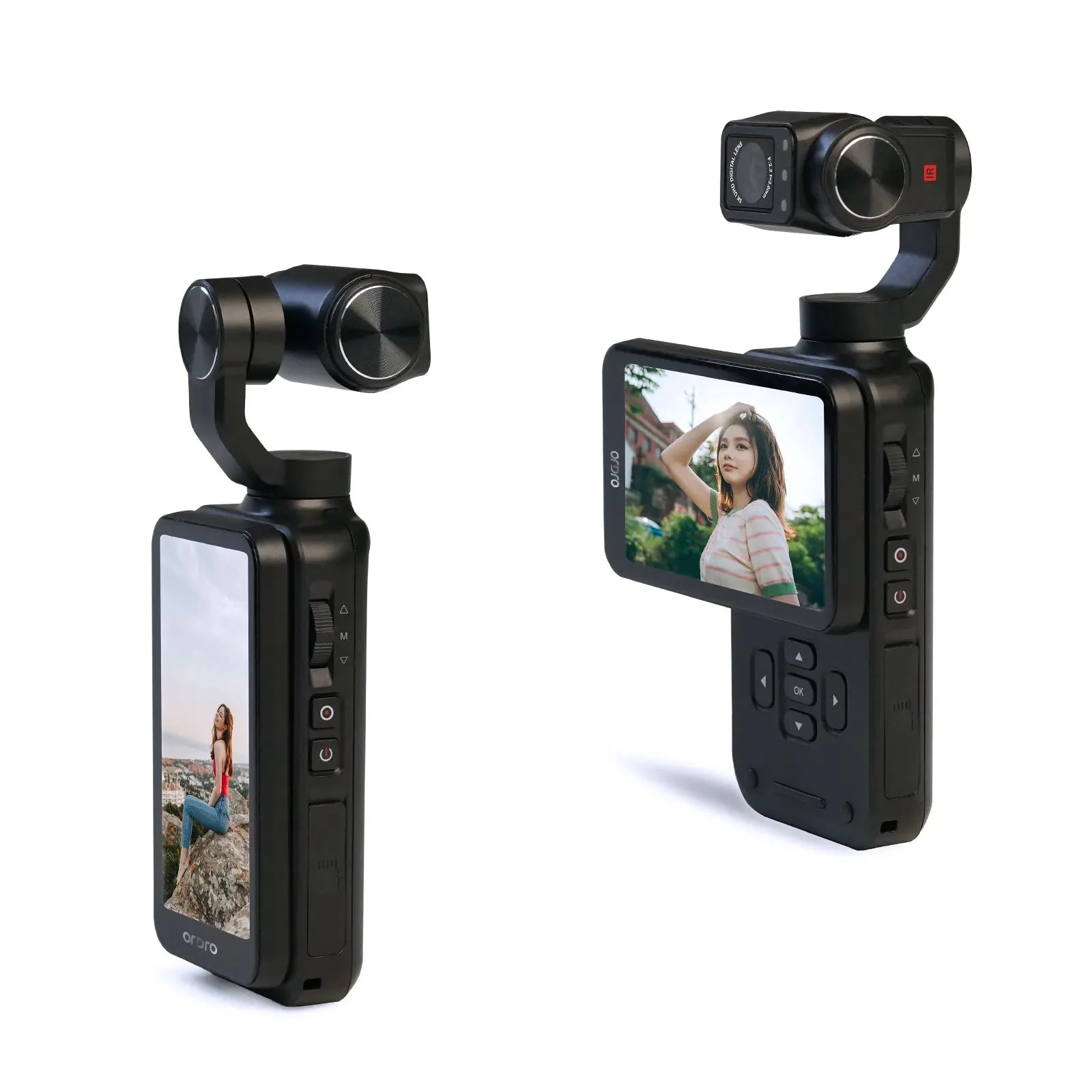 Traditional ORDRO M5 4K Action Camera – 3-Axis Gimbal Stabilisation IR Night Vision 3.5 Touch Screen Vlog Camcorder Efficient