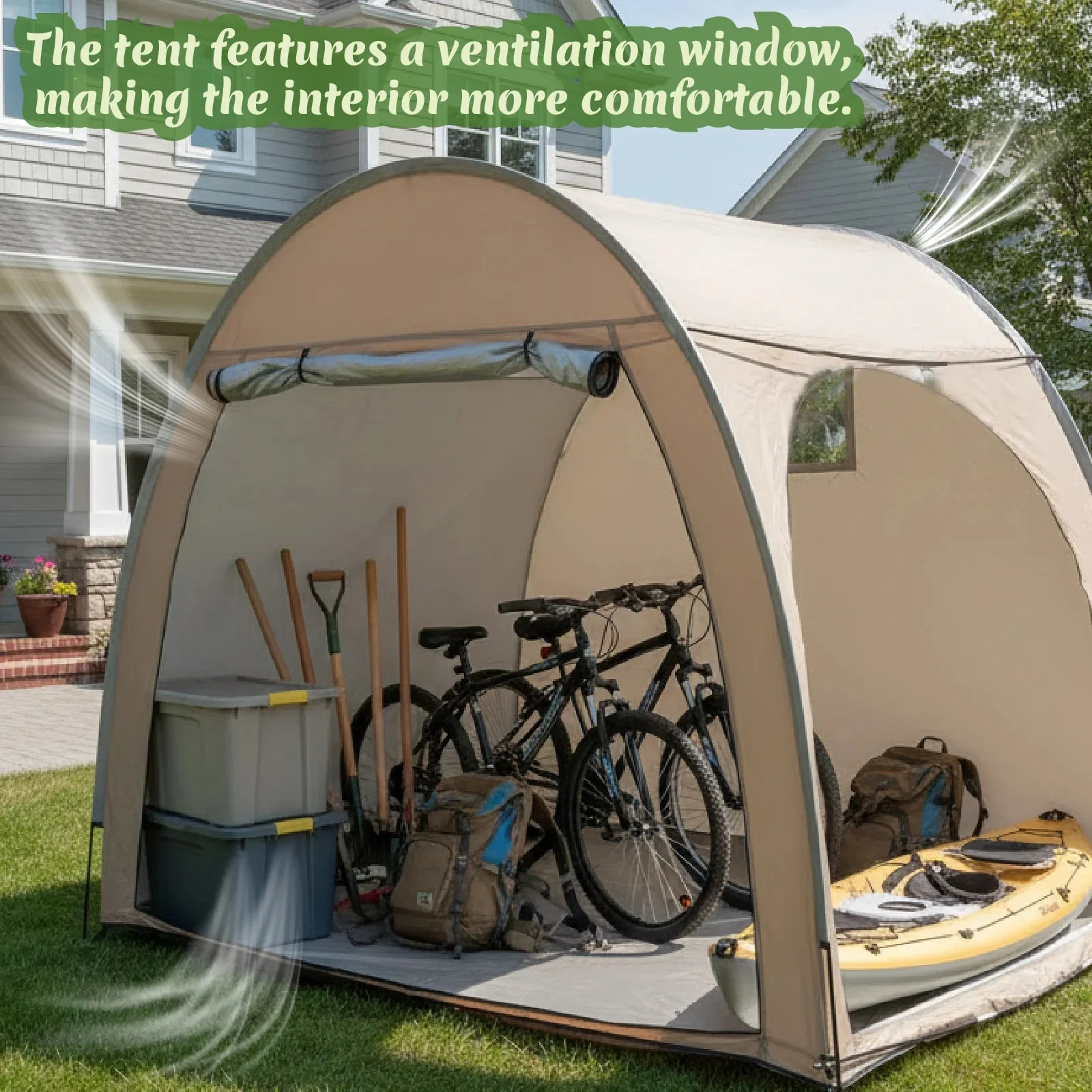 Excellent Thickened Oxford Cloth Portable Bike Shelter Travel Tent – Weatherproof Cover for Cycling Hiking Camping Classic