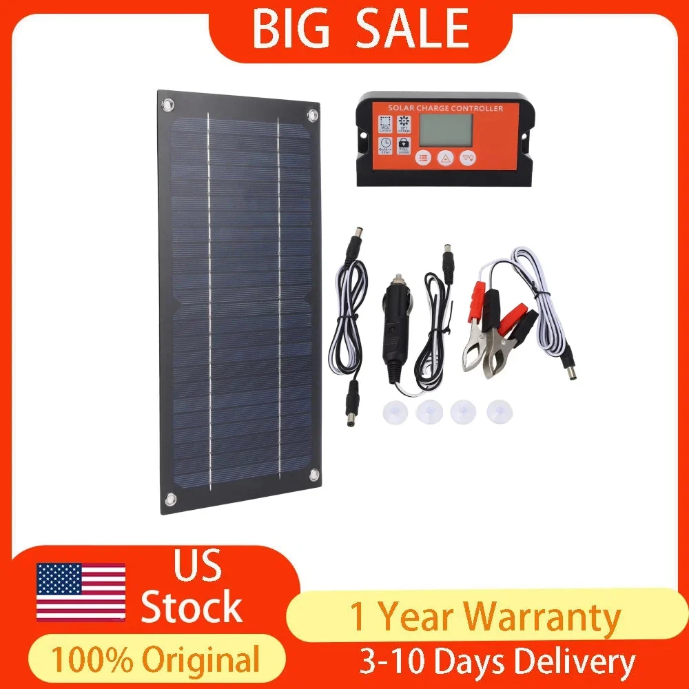 Healthy YOSOO 600W Monocrystalline Solar Panel Kit with 100A Charge Controller – Portable Solar Charger for RV Camping Off-Grid Use Superior