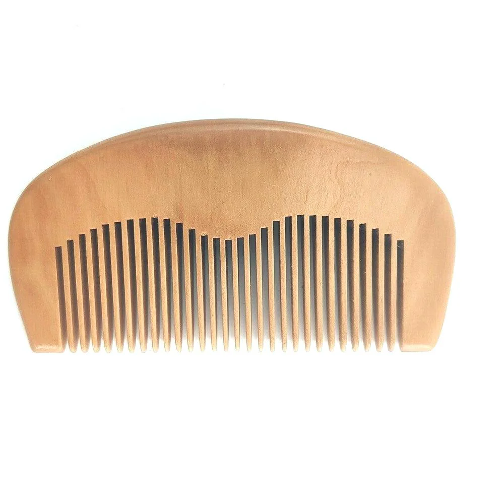 Innovative Pearwood Compact Beard Brush Hair Environmentally Friendly