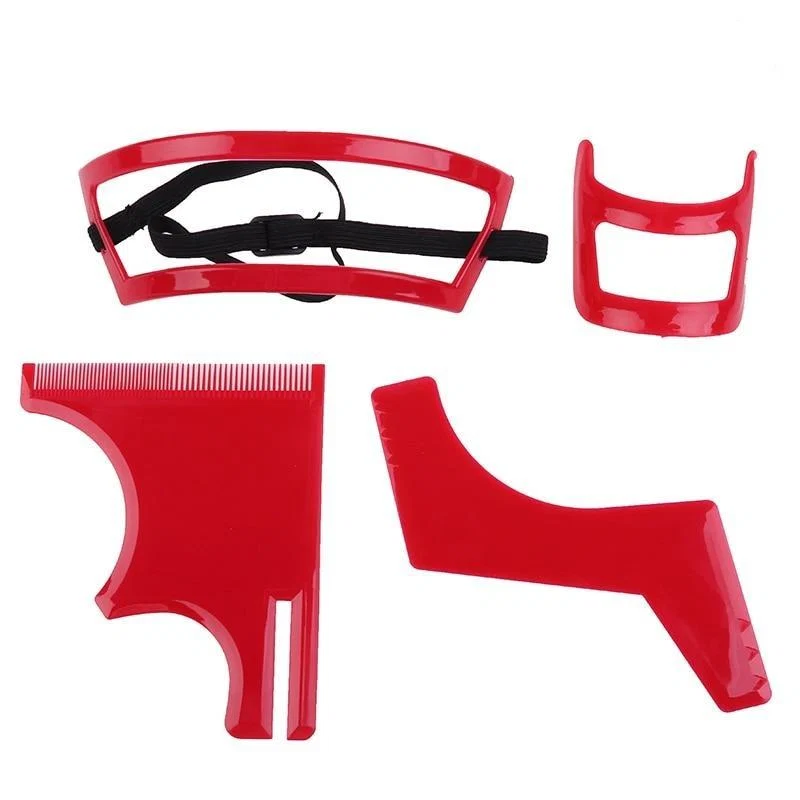 Dependable Beard Hair Shaping Stencil Set Contemporary